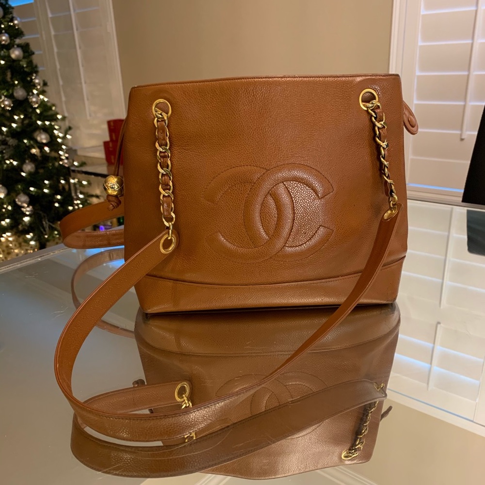 Chanel purse 100% authentic! - Camel Brown